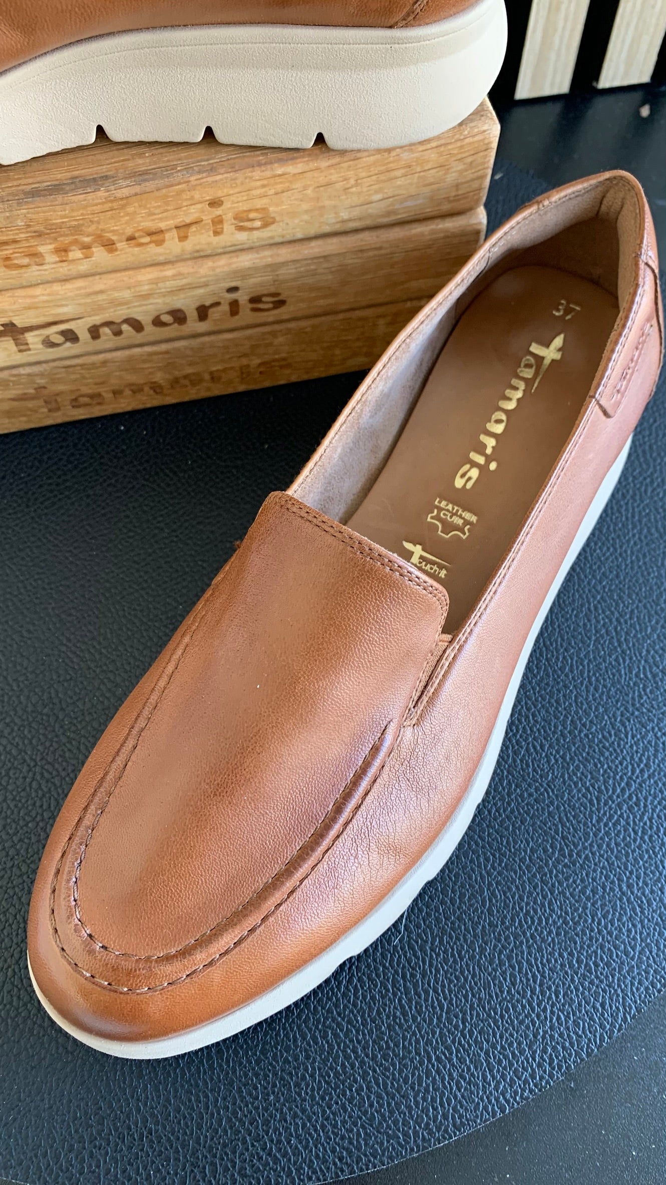 Tamaris Lederslipper