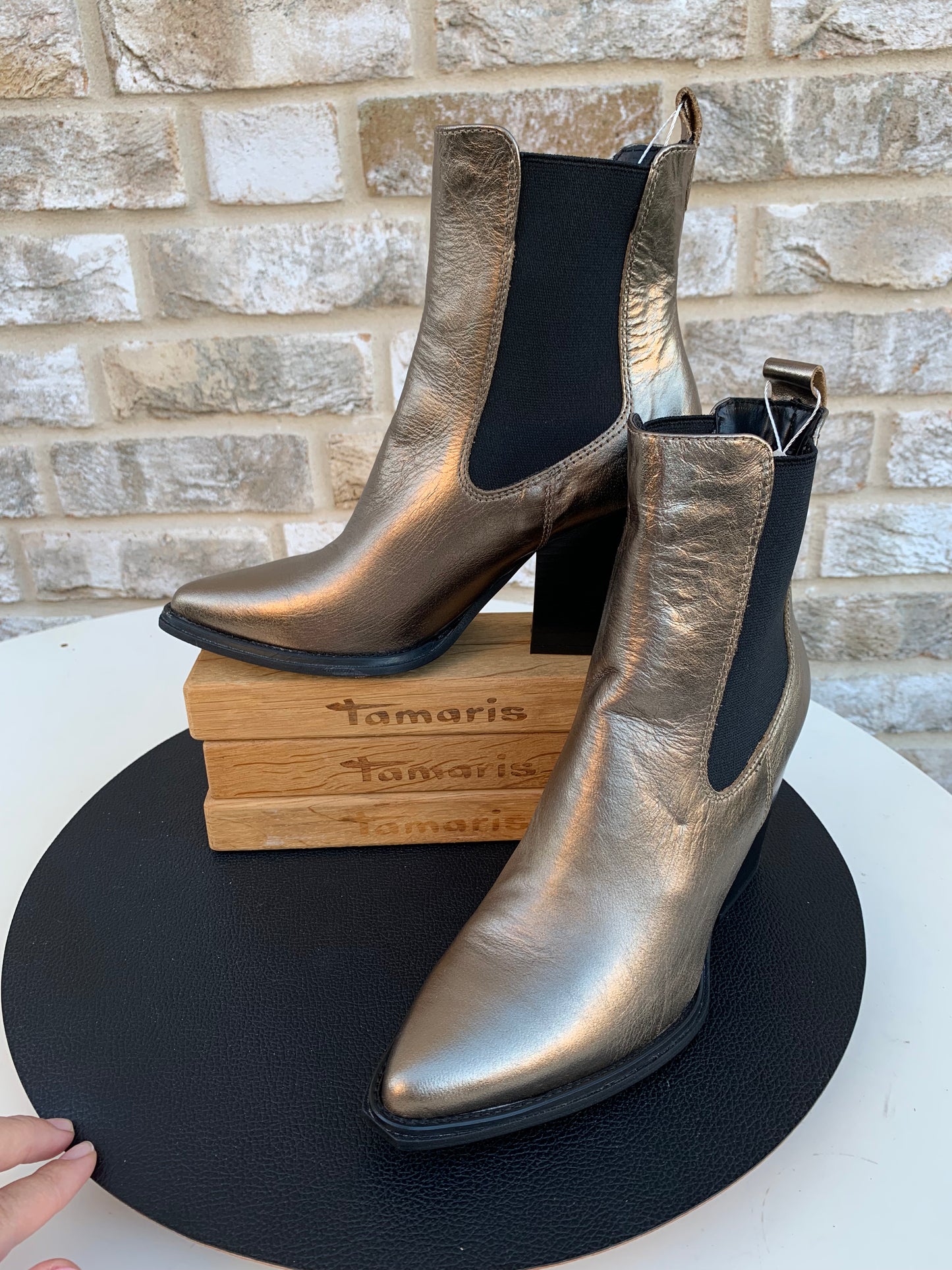 Tamaris - Leder Cowboystiefel