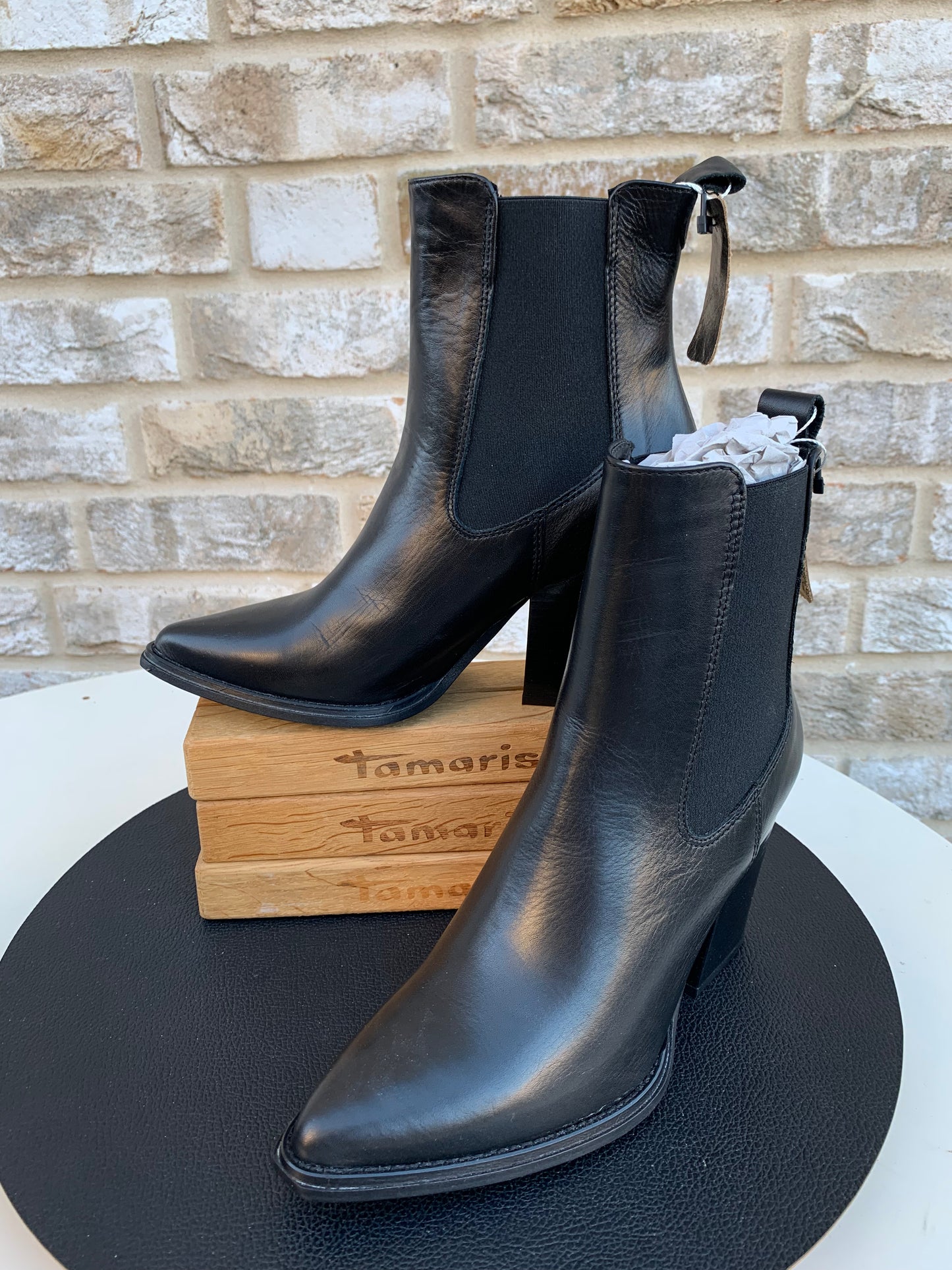 Tamaris - Leder Cowboystiefel