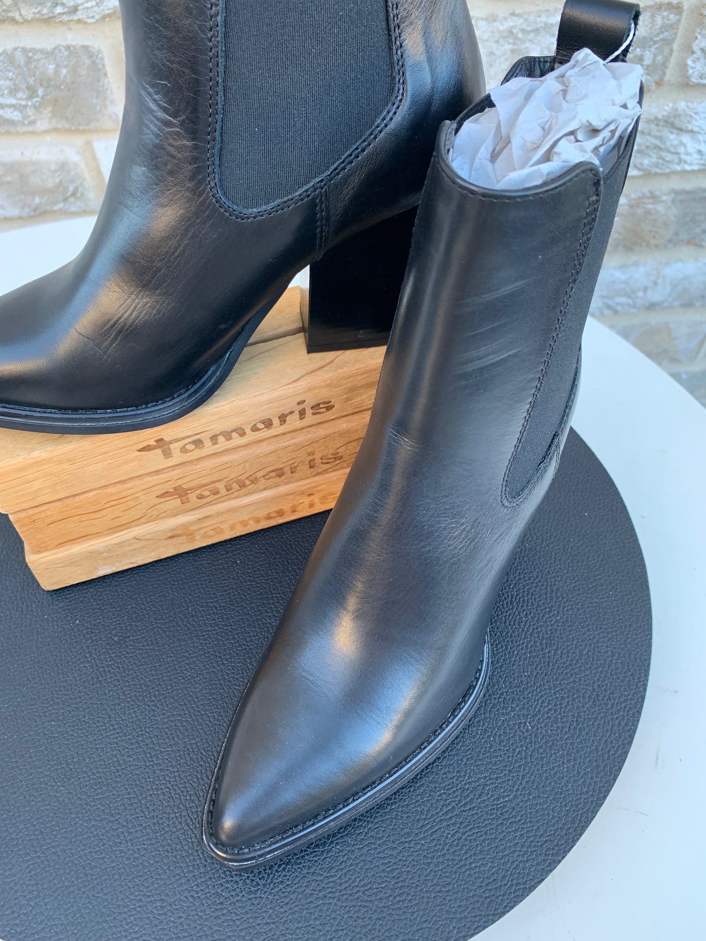 Tamaris - Leder Cowboystiefel